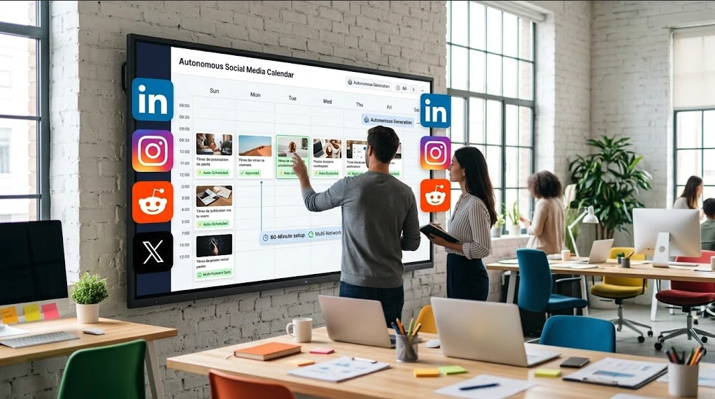 Autonomous Social Media Calendar: 60-Minute Workflow